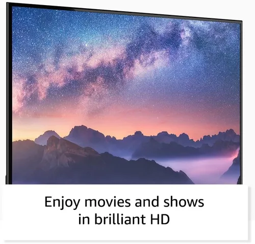 Vista 4 de Amazon Fire TV 32″ Series 2 (último modelo) como nuevo. TV inteligente HD con control remoto por voz Alexa del Fire TV. Reproduce TV en vivo sin