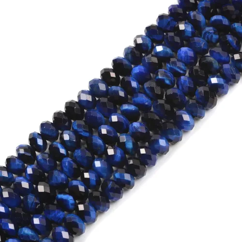 Vista 5 de 7 chakras piedras preciosas de 0.236 in de piedras preciosas facetadas Rondelle sueltas cuentas para hacer joyas DIY cuentas de 16 pulgadas