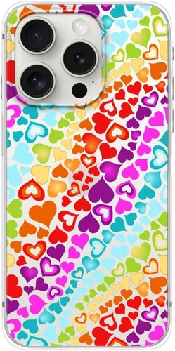 Vista 8 de Blingy's Funda para iPhone 15 Pro, bonito patrón de Navidad con diseño de copos de nieve de invierno, funda protectora transparente de TPU suave