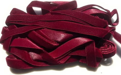 Vista 8 de Cinta de terciopelo vintage de 3/8 pulgadas, fabricada en terciopelo suizo #14 Cameo Wine 3/8 pulgadas, 5 yardas)