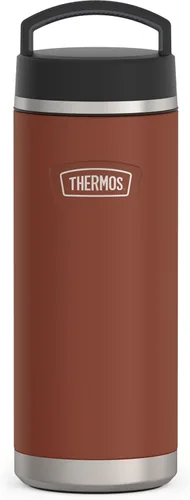 Vista 11 de THERMOS ICON SERIES - Botella de agua de acero inoxidable con tapa superior de rosca, 32 onzas, granito, botella de agua aislada con tapa Granite