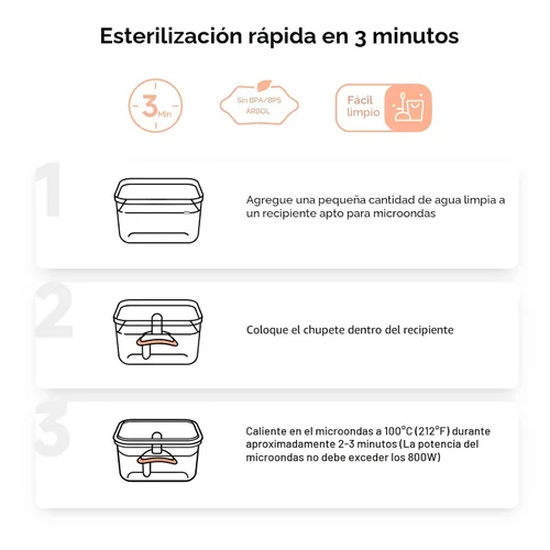 Vista 14 de Chupetes de bebé con forma de pulgar de 0 a 6 meses, paquete de 2 con 4 piezas Paci + clip y estuche * 1
