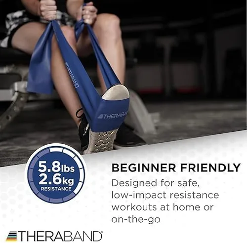 Vista 3 de THERABAND Juego de bandas de resistencia, banda elástica profesional sin látex