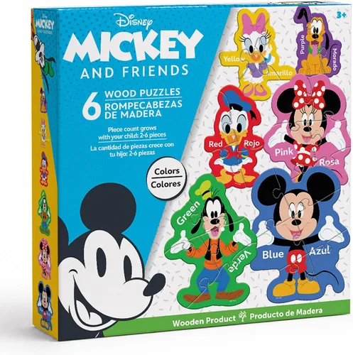 Vista 6 de MasterPieces Disney Cars - Rompecabezas de madera con forma de 6