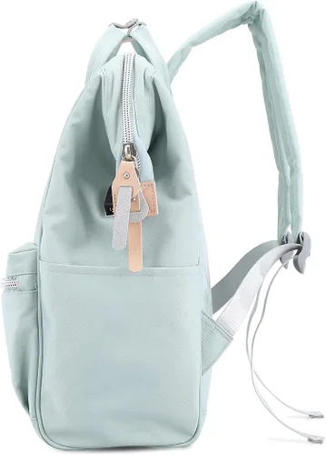 Vista 4 de Himawari - Mochila para portátil de viaje con puerto de carga USB, bolsa grande para doctor, mochila universitaria para mujeres y hombres, Estándar
