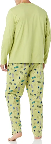 Vista 2 de Tienda Essentials Disney Marvel Star Wars Conjunto de pijama de franela para hombres