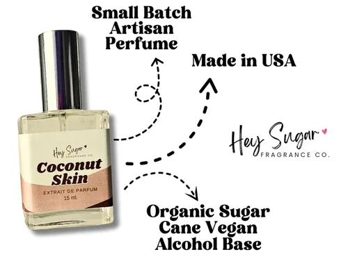 Vista 4 de Hey Sugar - Perfume de pelusa de fresa, inspirado en Kayal Yum Bougie Marshmallow, perfume gourmand, perfume afrutado, regalo para ella, pelusa