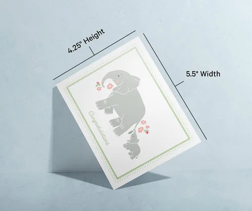 Vista 7 de Twigs Papel – Surtido de tarjetas de felicitación para baby shower en blanco con sobres, tarjetas de felicitación para niños y niñas, tarjetas