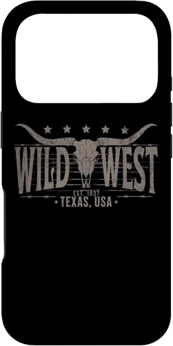 Vista 29 de Funda para iPhone 11 con diseño de calavera de toro y cuerno largo