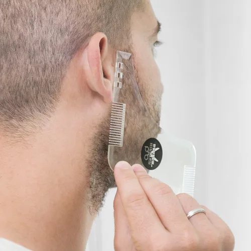 Vista 5 de Plantilla para Afeitado de Barba Hipster Barber InnovaGoods