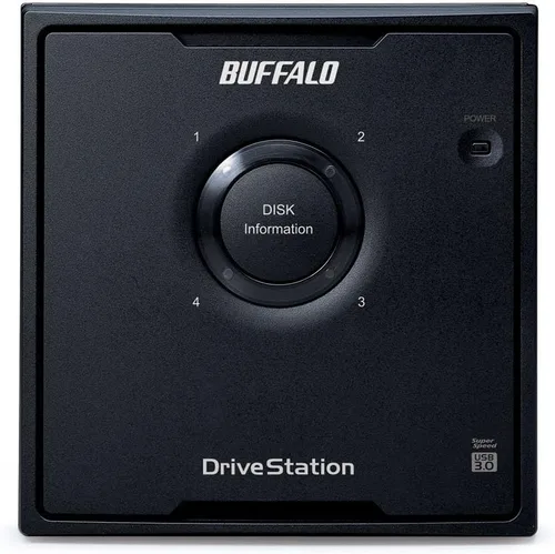 Vista 4 de BUFFALO DriveStation Quad 4-Drive Desktop DAS 16 TB