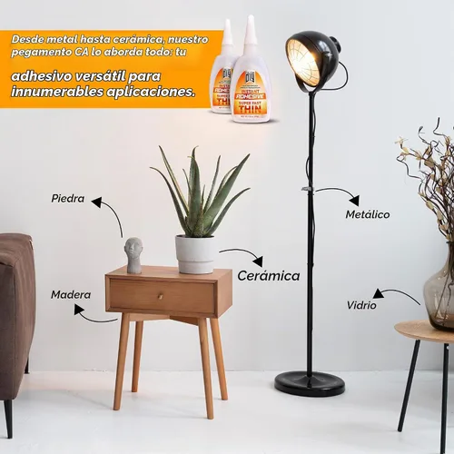 Vista 7 de 1.76 oz superpegamento fino a base de cianoacrilato para carpintería, maquetas de autos, maquetas de aviones y proyectos de madera, secado rápido