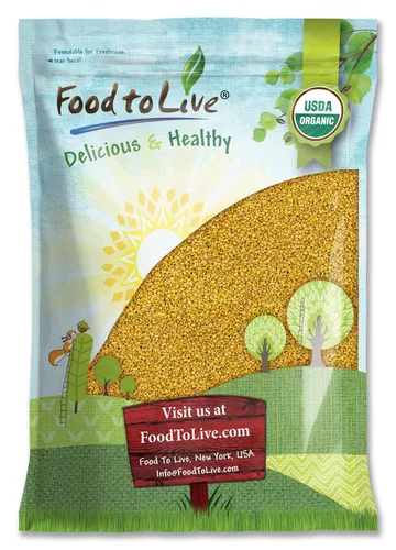 Vista 8 de Food to Live Semillas de fenogreco orgánicas, 1 libra, sin OMG, crudas, enteras, sin gluten, kosher, veganas, a granel, ricas en hierro, cobre