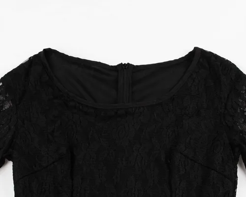Vista 3 de Wellwits Vestido vintage retro vintage de los años 40 y 50 para mujer