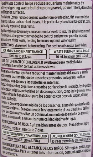Vista 4 de Fluval Limpiador biológico de control de residuos, tratamiento de aguas