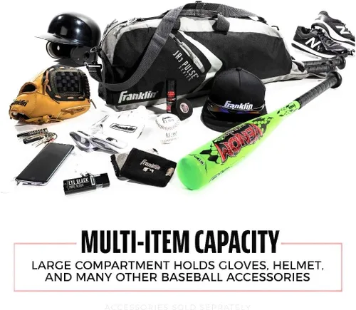 Vista 3 de anklin Sports JR3 Pulse Sport Bolsa de equipo de béisbol – Bolsa de mano para béisbol, T-Ball y Softbol – Capacidad para bate, casco y guante.