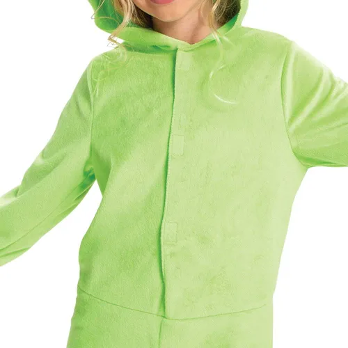 Vista 4 de Disfraz de Pokémon Grookey para niños overol oficial con capucha de Pokémon con orejas
