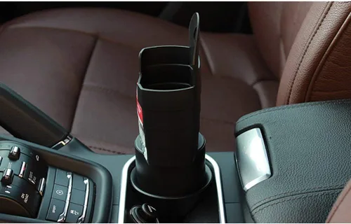 Vista 3 de TRUE LINE Automotive Soporte para papas fritas de taza de coche Soporte para teléfono celular de bebida de comida rápida