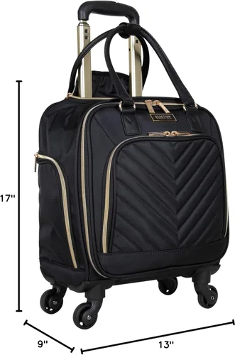 Vista 17 de Kenneth Cole Reaction Chelsea - Equipaje expandible de poliéster de 20 pulgadas, Negro