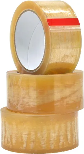 Vista 11 de WOD BCST - Cinta de embalaje biodegradable, transparente, 1/2 pulgada x 72 yardas (paquete de 3) cinta ecológica de celofán para sellado