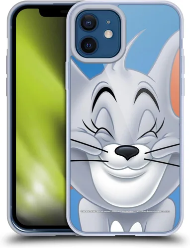 Vista 34 de Head Case Designs Funda de gel de cara completa con licencia oficial de Tom y Jerry Jerry [protección de grado militar] compatible con Apple iPhone