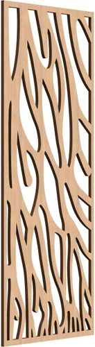 Vista 186 de 9 3/8"W x 24 3/8"H x 1/4"T Bristol Decorativos Paneles de Pared de Madera Calado, Cereza