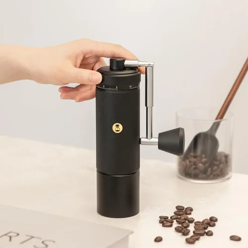 Vista 6 de TIMEMORE S3 Molinillo de Café Manual con Ajuste Externo y Rebaba Patentada de Acero Inoxidable, Molinillo de Café Manual de Alta Precisión Premium