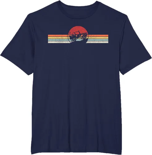 Vista 51 de Camiseta retro vintage Off Road 4X4 Negro