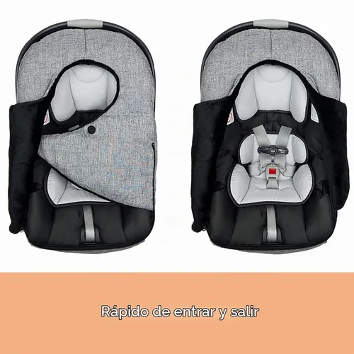Vista 5 de liuliuby Fundas de asiento de automóvil de invierno para bebé, funda de asiento de automóvil infantil para bebé, accesorios Doona, toldo de forro