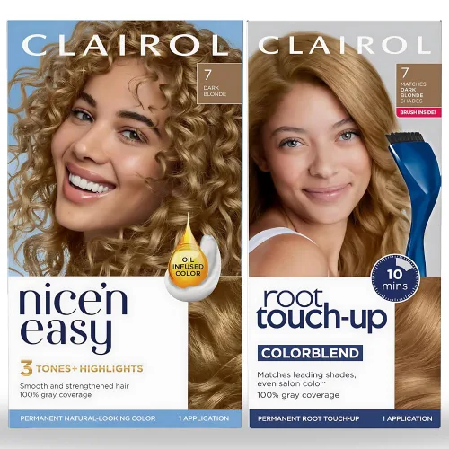 Vista 14 de Clairol Nice'n Easy 2 - Tinte permanente negro para el cabello y retoque de raíces, paquete múltiple