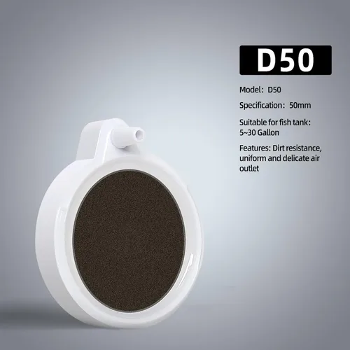 Vista 3 de UPETTOOLS Piedra de aire nano para pecera, burbujeador de acuario de 2 pulgadas, difusor de oxígeno disuelto ultra alto, aireador de oxígeno