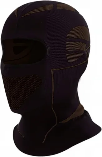 Vista 10 de Máscara de esquí y motocicleta estilo mecánico, pasamontañas resistentes al viento, cara completa con orificios de ventilación, apta para casco
