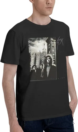 Vista 2 de Soda Stereo Doble Vida T Shirt Mens Summer Tee Casual Short Sleeve T-Shirts