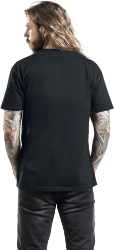 Vista 5 de Metallica Camiseta Papa Het Guitar Band Logo Oficial Hombres Negro Talla XL