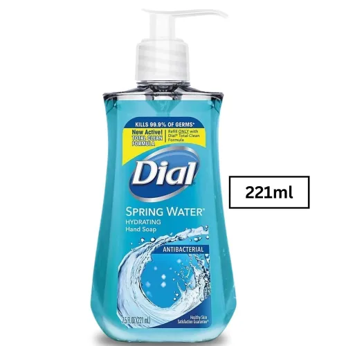 Vista 3 de Jabón líquido antibacterial para manos Dial, de áloe, de 7.5 oz