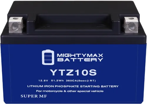 Vista 3 de Mighty Max Battery Batería de repuesto de litio YTZ10S compatible con Kawasaki 1000 Ninja H2R 19