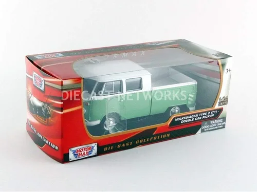 Vista 6 de Motormax 1/24 79343grw – Volkswagen T1 Kombi – Recogida – 1976