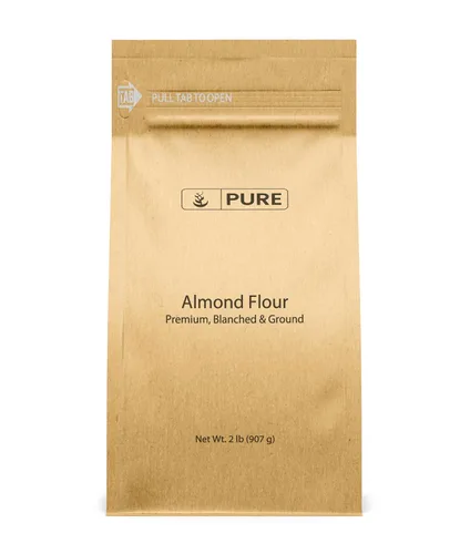 Vista 3 de Pure Original Ingredients, Harina de almendras, blanqueada, extra fina, 1 libra Para hornear, cocinar y recetas cotidianas