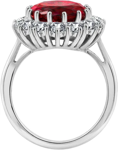 Vista 3 de Tienda Collection Platinum-Plated Sterling Silver Celebrity Kate Ring made with Infinite Elements Zirconia Accents