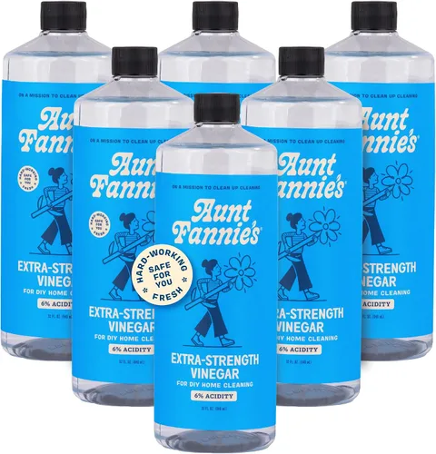 Vista 10 de Aunt Fannie's Vinagre de limpieza extra fuerte, 32 onzas, limpiador doméstico multiusos, sin aromas añadidos, tintes u otros aditivos, paquete de 1
