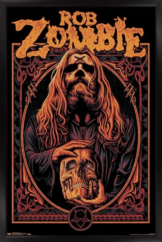 Vista 8 de Trends International Rob Zombie - Warlock Wall Poster, 14.725" x 22.375", Barnwood Framed Version