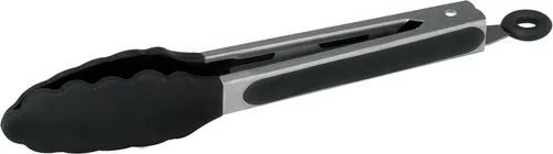 Vista 2 de Winco pinza de uso general con punta de caucho y clip de bloqueo, Acero inoxidable