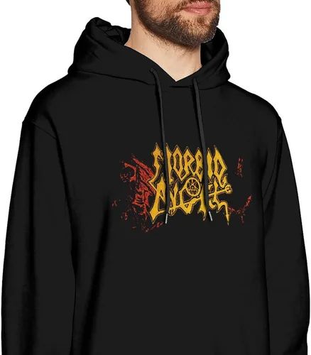 Vista 3 de SHASHWAT Men Long Sleeve Pullover Hoodies 3D Printed Comfy Graphic Drawstring Winter Warm Hooded Sweatshirts