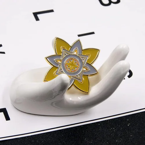 Vista 3 de Genshin Impact Vision Broche luminoso Ojo de Dios - Accesorios para proyectos de juego para mujer Metal Sin gemas