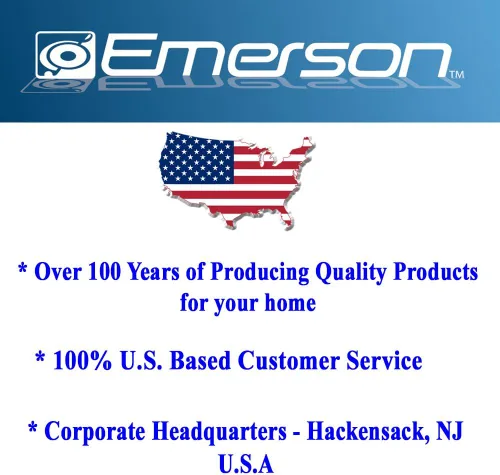Vista 10 de Emerson MW7302B - Horno microondas compacto para encimera con control táctil, pantalla LED, 700 W, 10 niveles de potencia, 6 menús automáticos