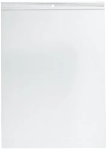 Vista 56 de Aviditi Poly Bolsa con cierre hermético blanco, 10" x 12", Azul, 1000