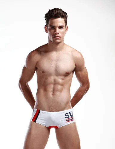 Vista 2 de SEOBEAN Traje de baño para hombre Boxer Brief SURF pt Trunk Swim 2247