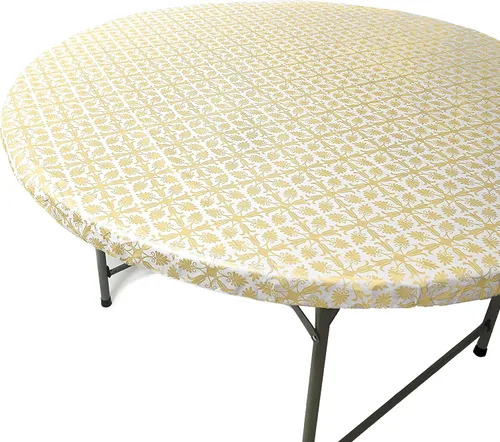 Vista 19 de TopTableCloth Mantel de vinilo de plástico con reverso de franela, 2 unidades, 6 pies, 72 x 30 pulgadas, mantel a cuadros rojos y blancos, esquina