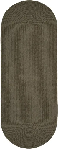 Vista 21 de Tapete de interior/exterior, diseño texturado trenzado, tapete reversible, Sintético, Musgo verde Verde (Moss Green)
