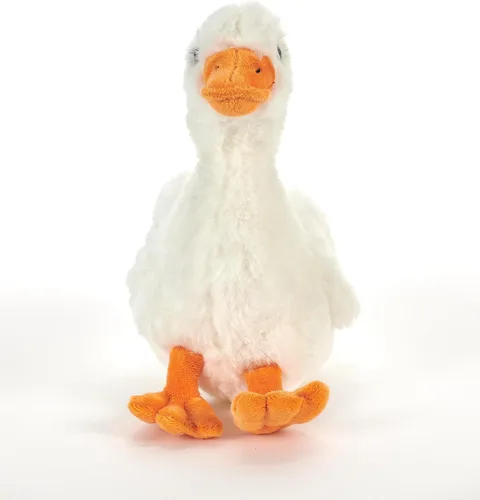 Vista 8 de The Petting Zoo Peluche de pato flexible, regalos para niños, animales salvajes de la vida silvestre, juguete de peluche de pato de 9 pulgadas